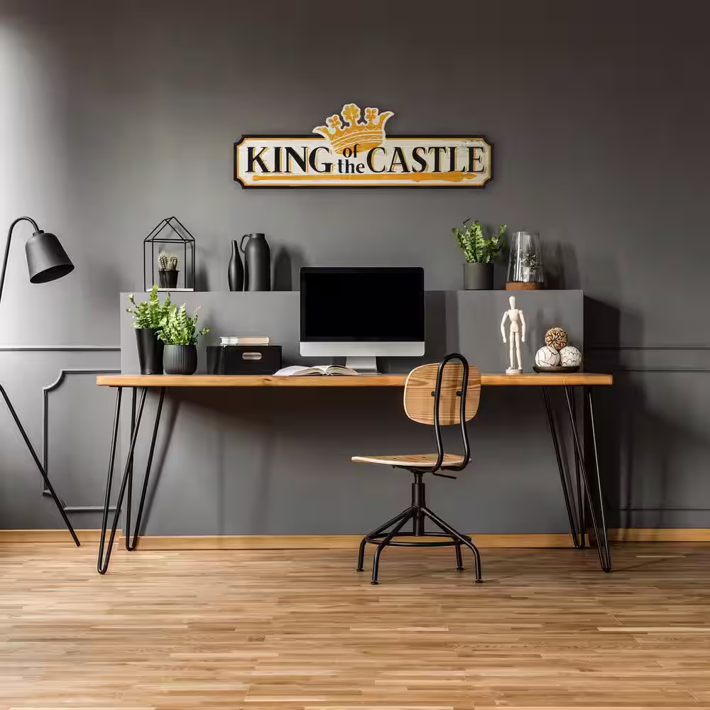 Open Road Brands King of the Castle Wood Decorative Sign