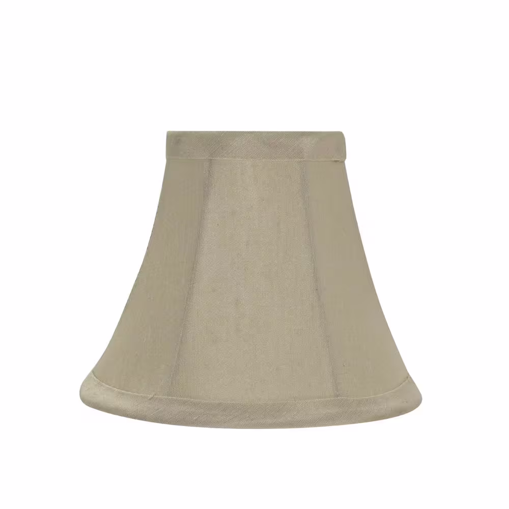Aspen Creative Corporation 6 in. x 5 in. Butter Creme Bell Lamp Shade (6-Pack)