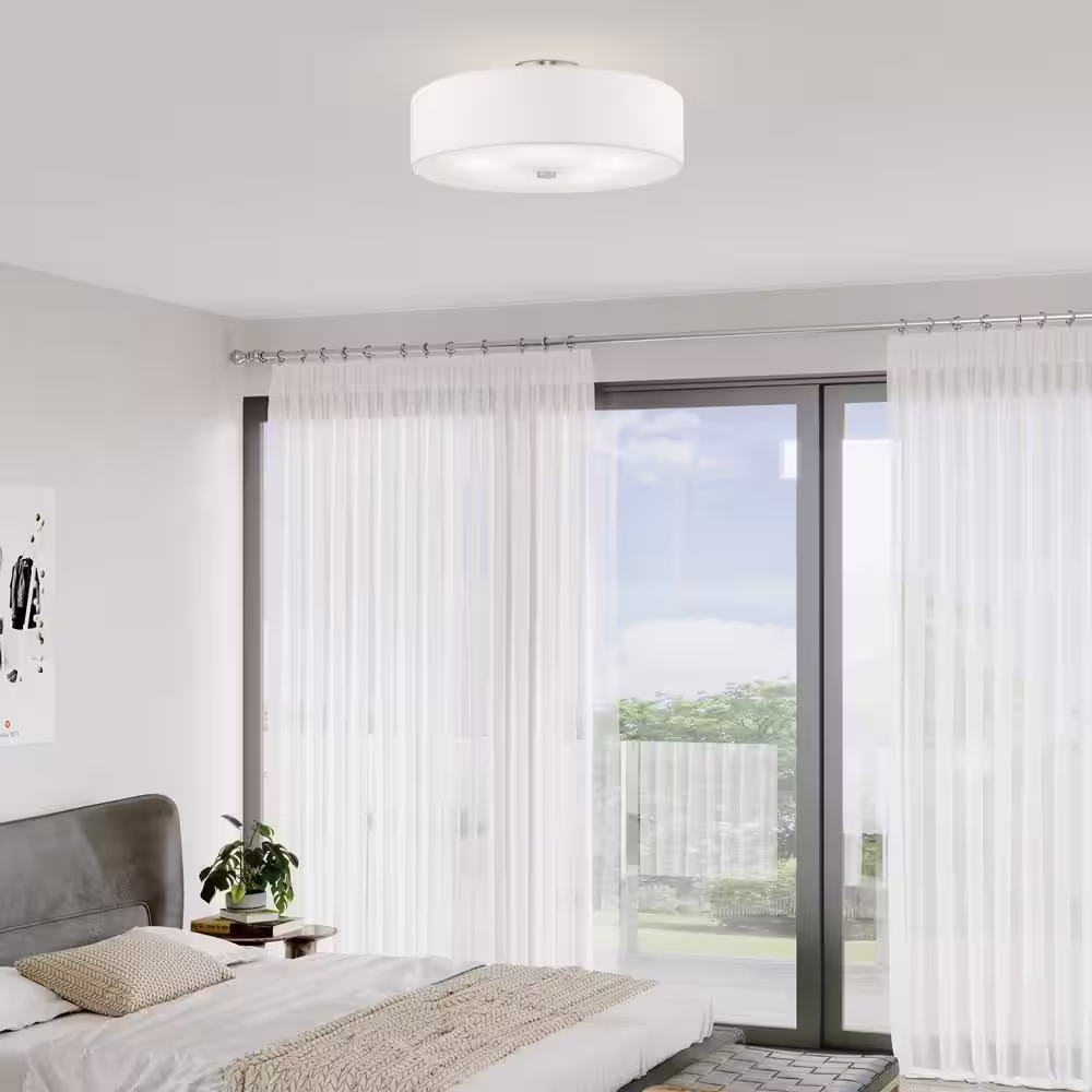 AVIANCE LIGHTING Mercury 5 Light Brushed Nickel Semi Flush Mount