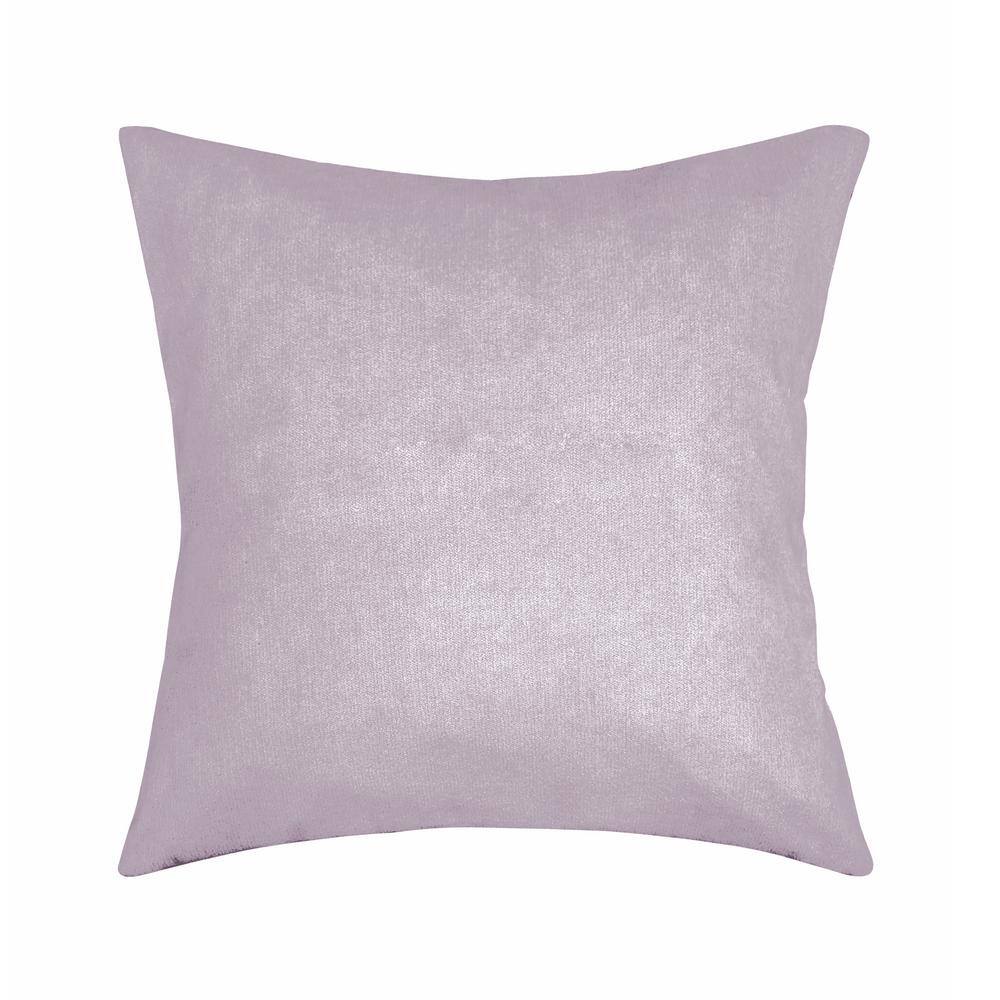 Harper Lane Maxine Chenille Lavender 18 in. x 18 in. Decorative Pillow