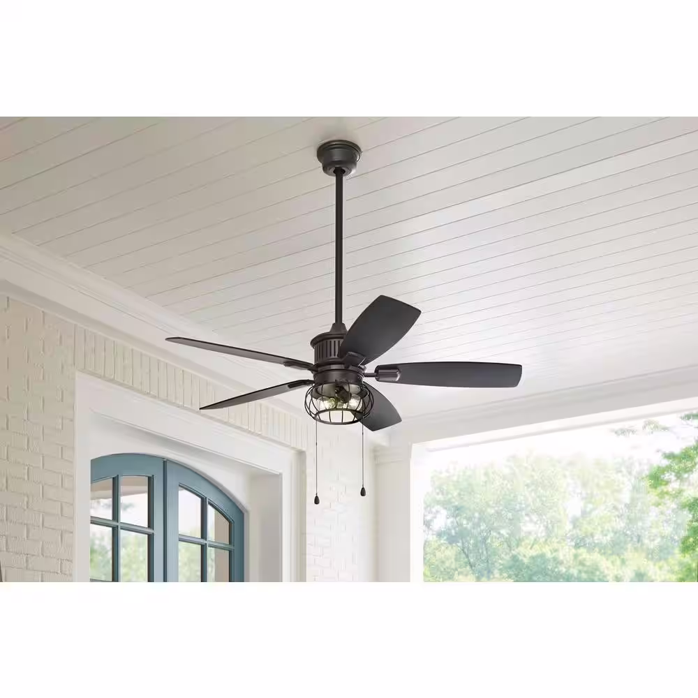 Home Decorators Collection Aldenshire 52 in. LED Indoor/Outdoor Natural Iron Ceiling Fan with Light Kit