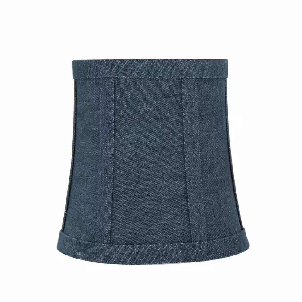 Aspen Creative Corporation 5 in. x 5 in. Washing Blue Bell Lamp Shade (2-Pack)