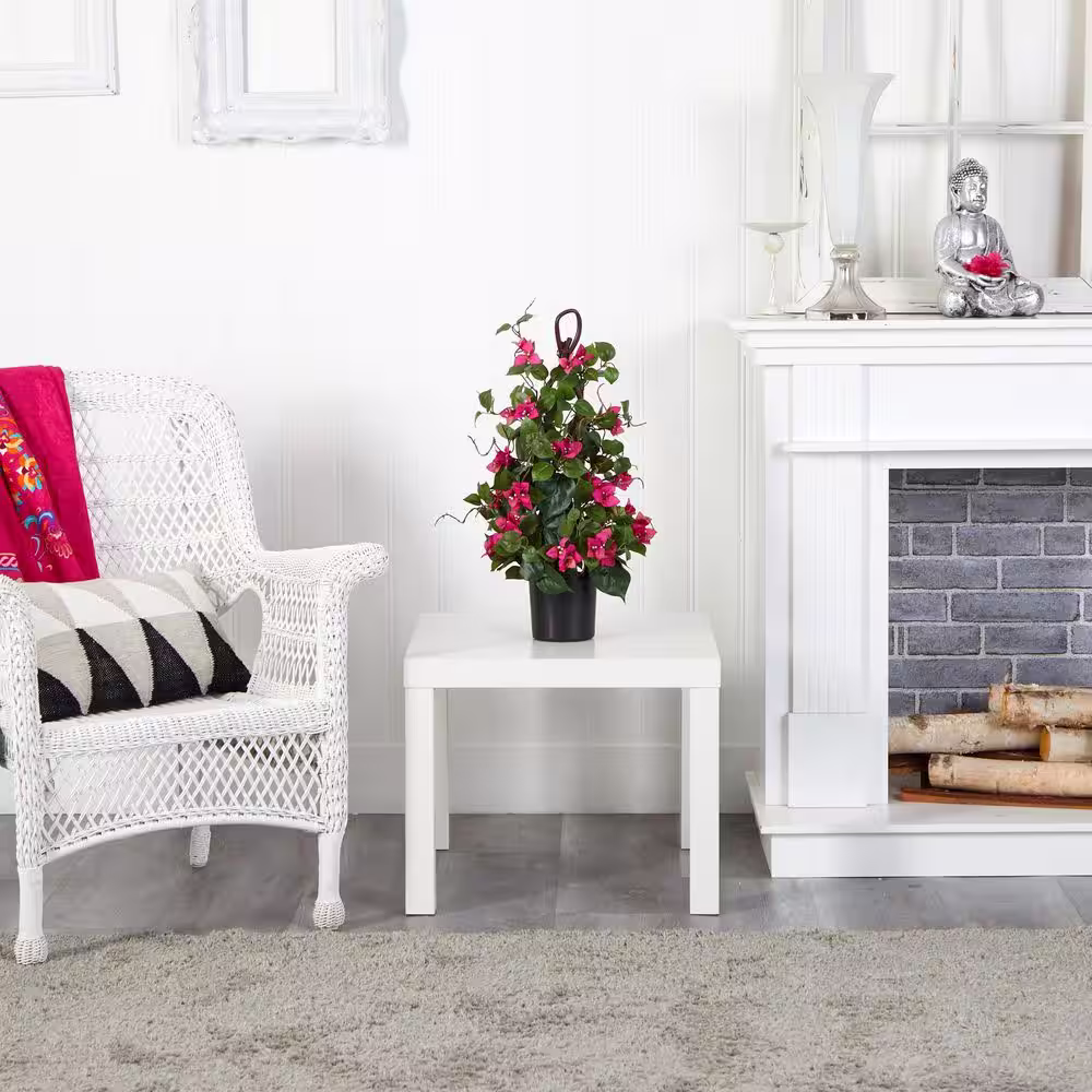 Nearly Natural Indoor 24 in. Bougainvillea Artificial Climbing Plant