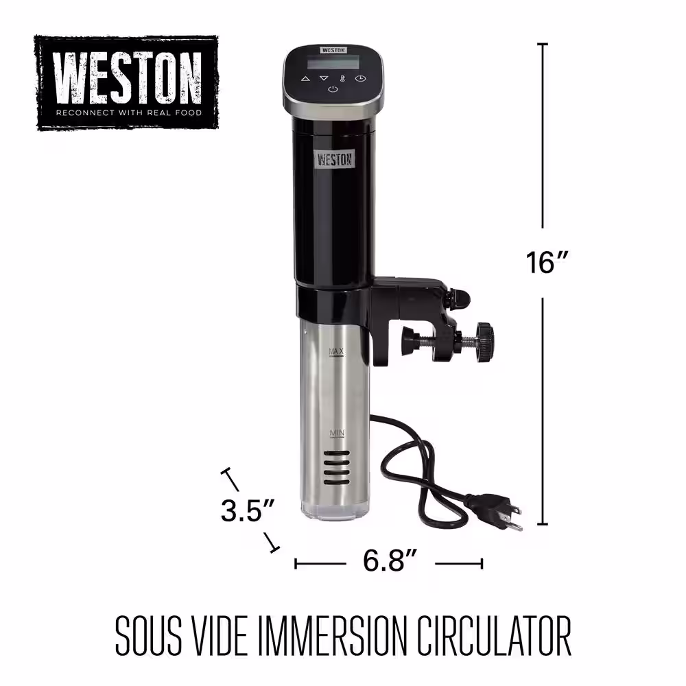 Weston Black Electric Sous-Vide Immersion Circulator