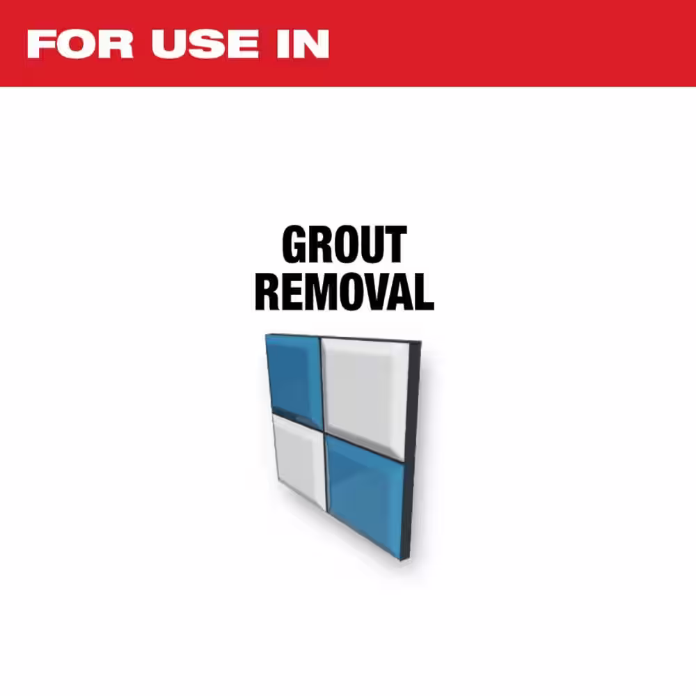 Milwaukee 5 in. Grout Rake Reciprocating Saw Blade