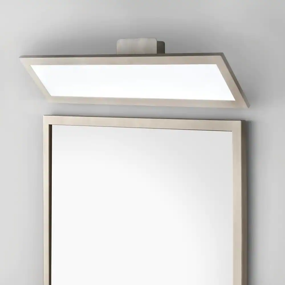 Hampton Bay Straston 24 in. 1-Light Brush Nickel LED Adjustable Bathroom Vanity Light