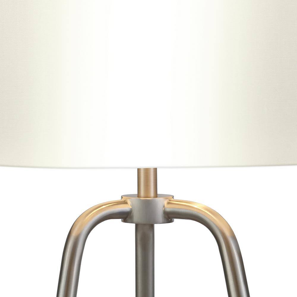 Meyer&Cross Marduk 25-1/2 in. Nickel Table Lamp