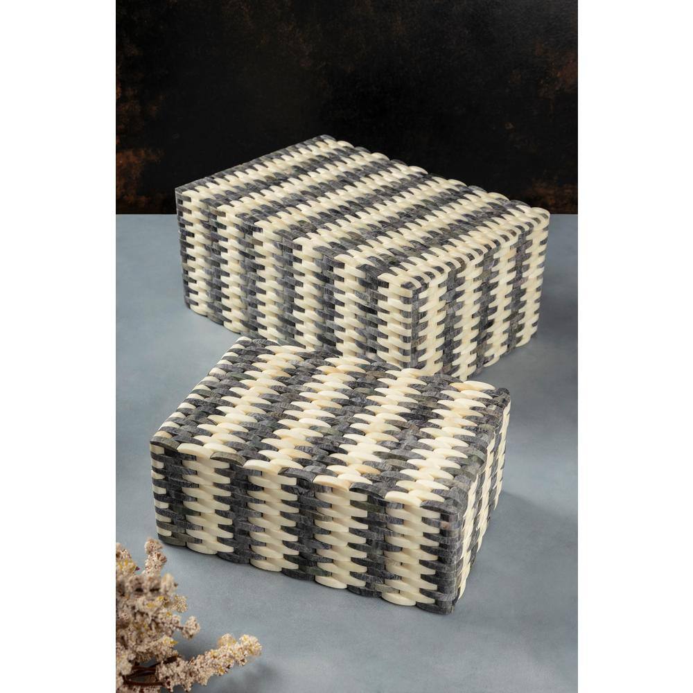 GAURI KOHLI Fiza Decorative Boxes, Set of 2