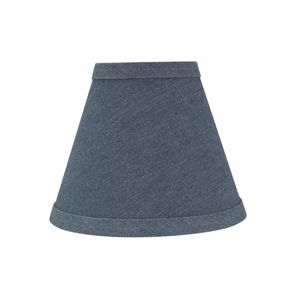 Aspen Creative Corporation 6 in. x 5 in. Washing Blue Hardback Empire Lamp Shade (5-Pack)