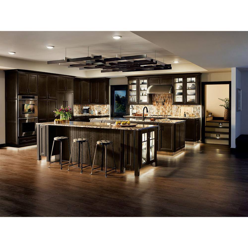 KICHLER Downlight Gen I 7.5 in. 2700K White Integrated LED Flush Mount Ceiling Light