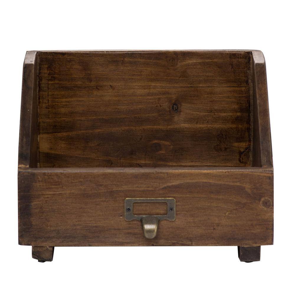 A & B Home Amell Brown Storage Boxes (Set of 4)