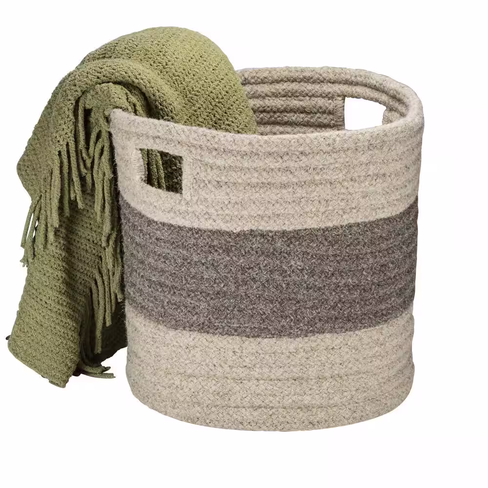 Colonial Mills 14 in. x 14 in. x 14 in. Grey Tommy Basket