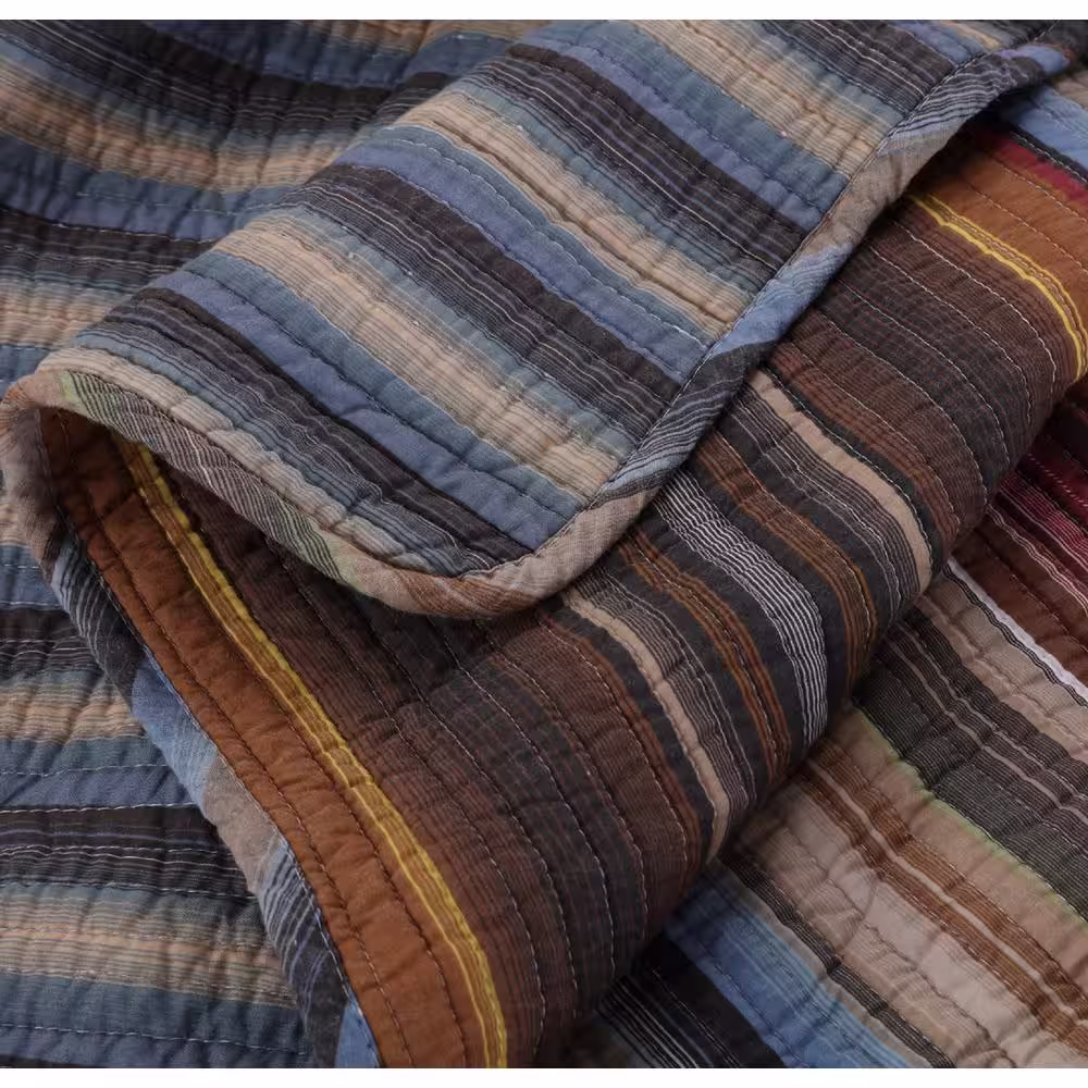 Greenland Home Fashions Durango Multi Quilted Cotton Throw