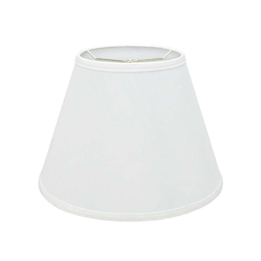 Aspen Creative Corporation 13 in. x 9.5 in. White Hardback Empire Lamp Shade
