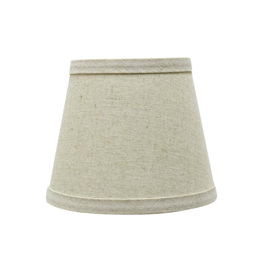 Aspen Creative Corporation 6 in. x 5 in. Light Grey Hardback Empire Lamp Shade (5-Pack)