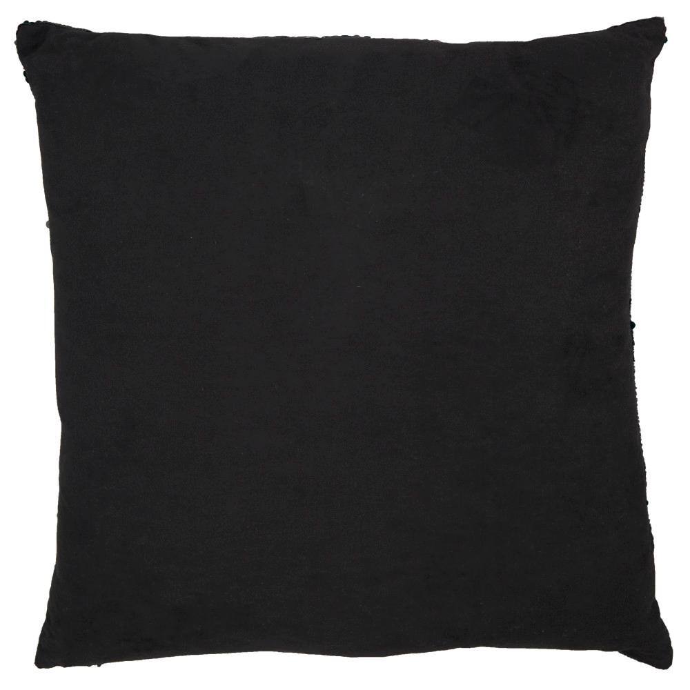 Mina Victory Inspire Me! Home DÃ©cor Black 20 in. x 20 in. Throw Pillow