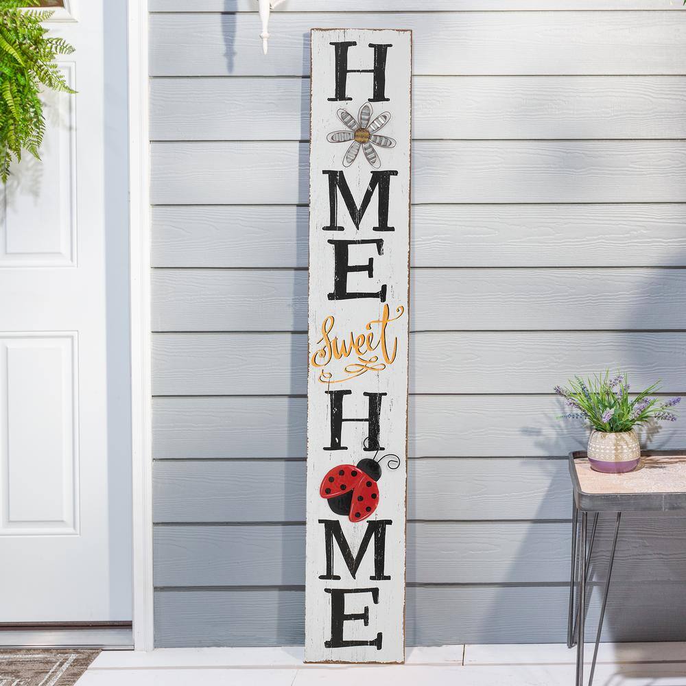 None 59 in. H Wood Home Sweet Home Decorative Sign