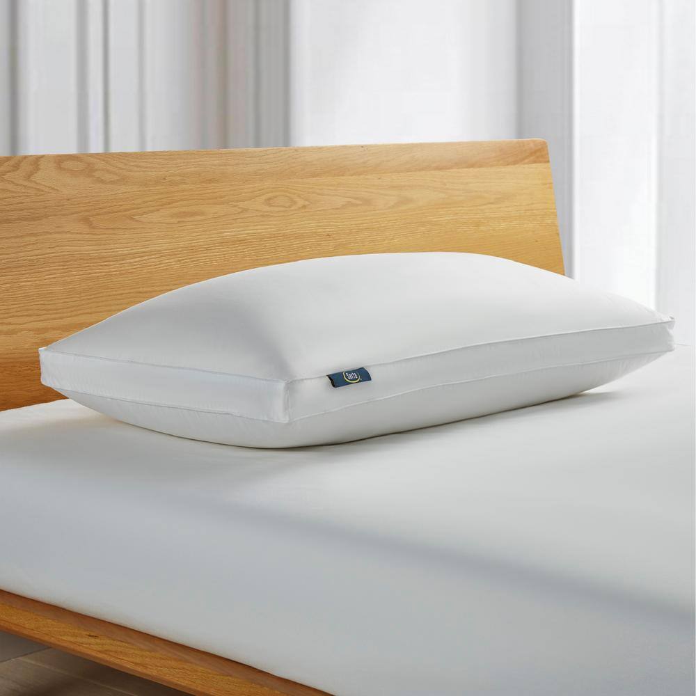 Serta Serta 300 Thread Count Side Sleeper White Down Fiber Bed Pillow