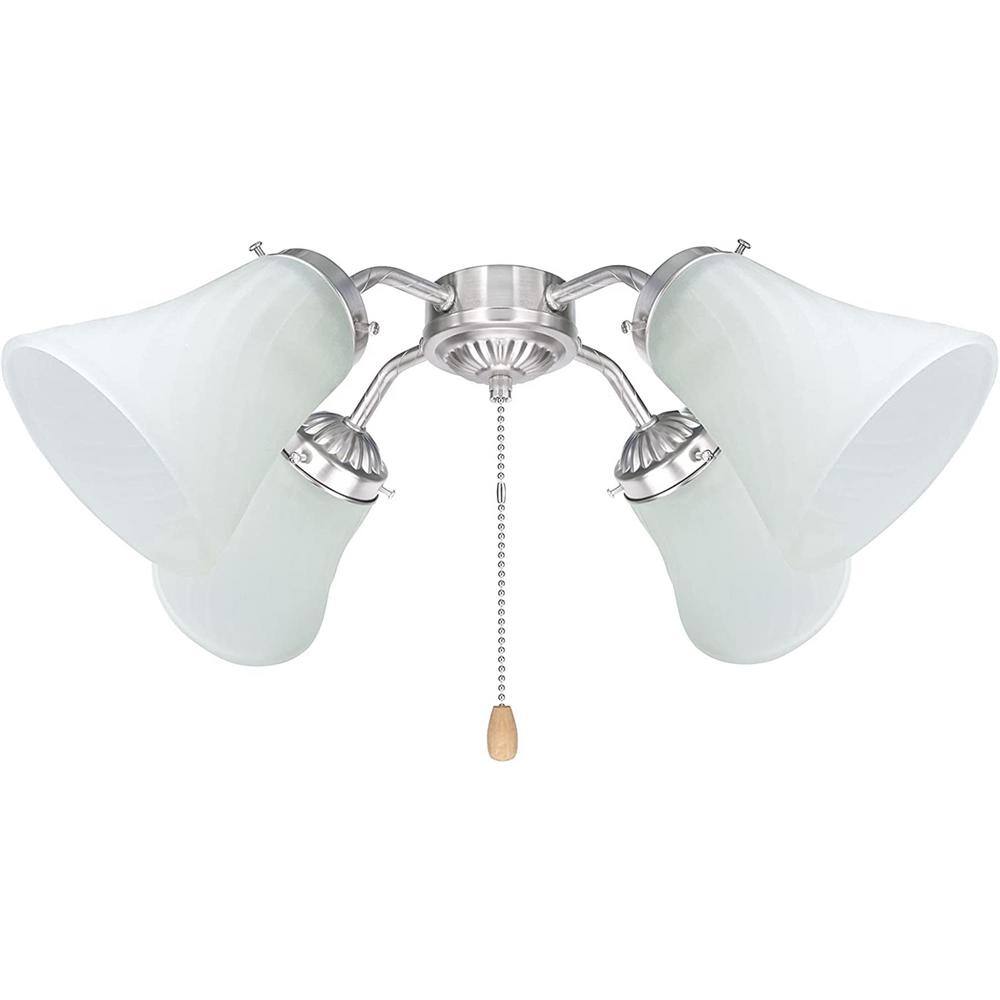 None 2-1/8 in. Fitter x Dia 4-5/8 in. x 4-5/8 in. H, 4PK - Lighting Accessory - Replacement Glass - Frosted