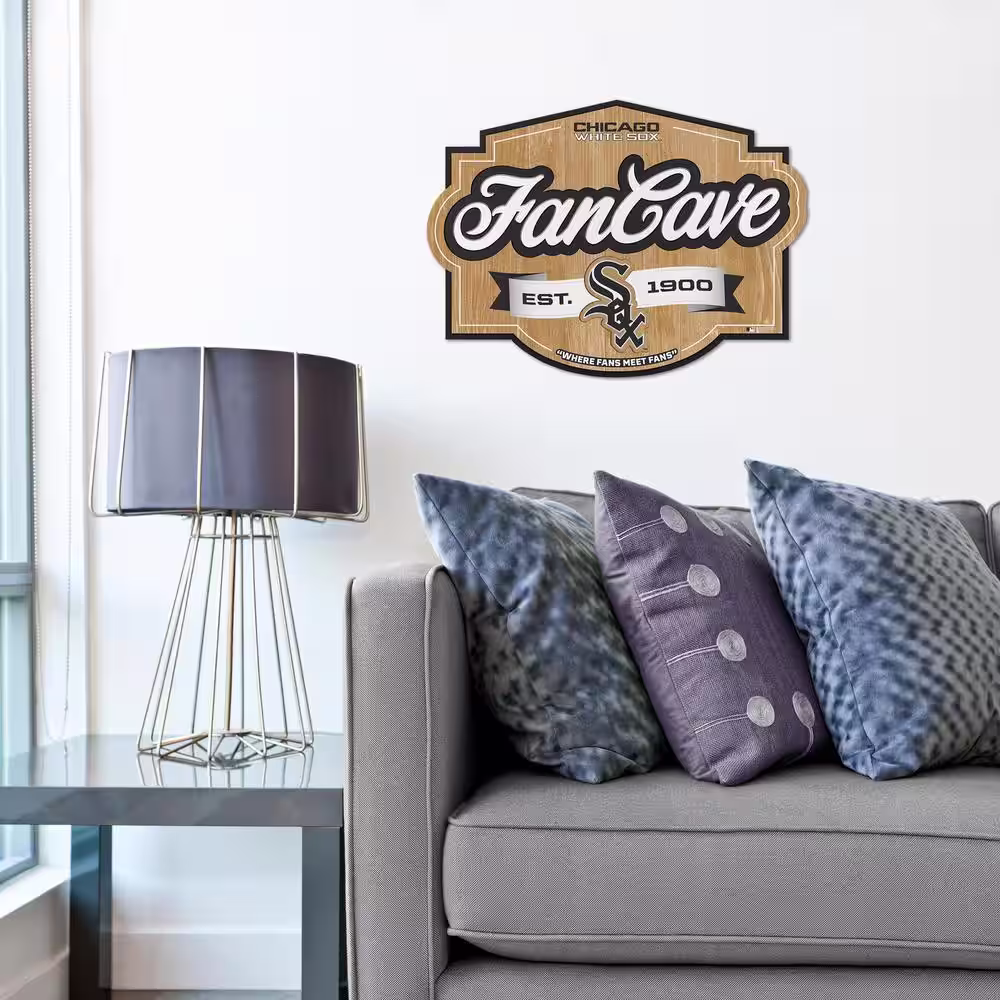 YouTheFan MLB Chicago White Sox Fan Cave Decorative Sign