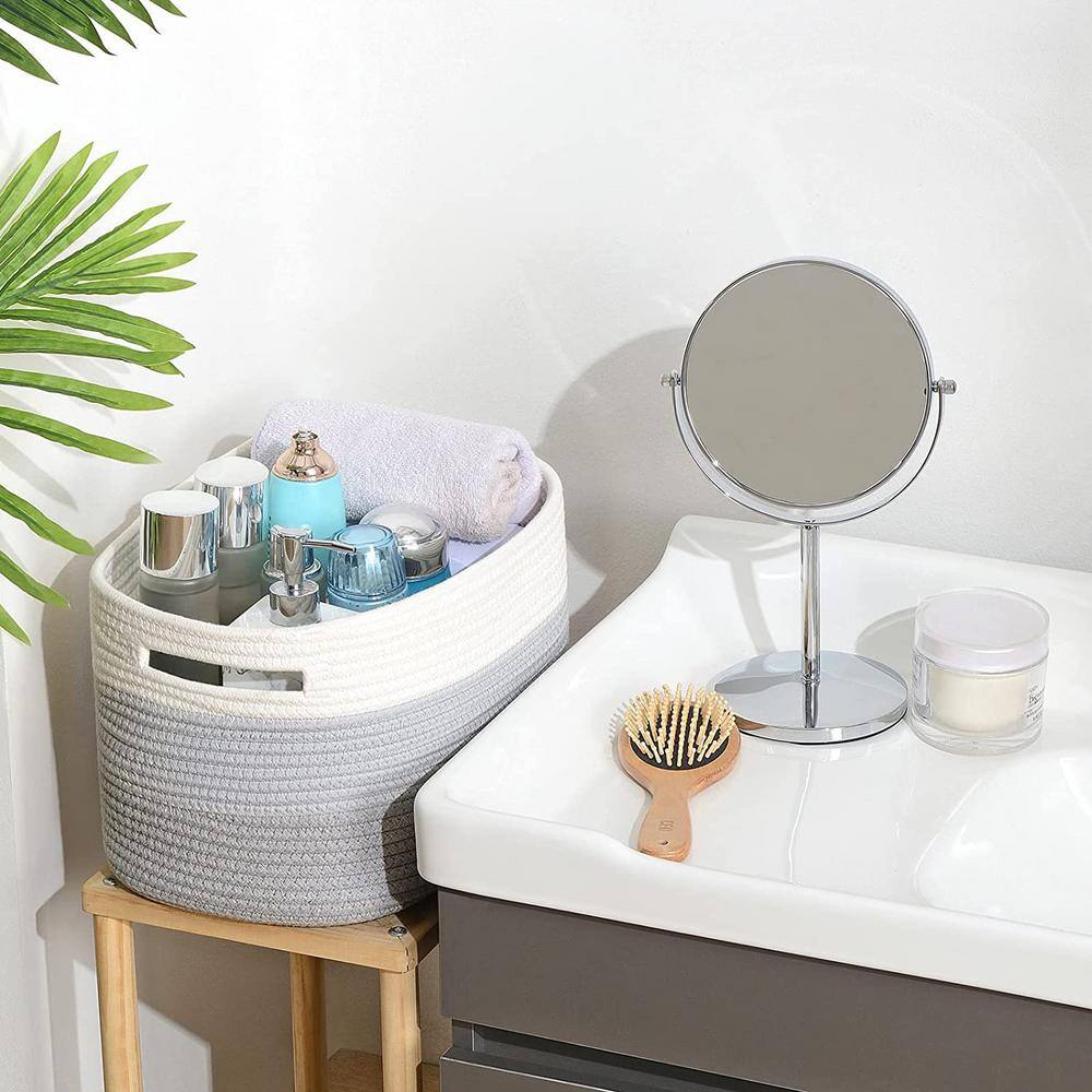 None Cotton Woven Baskets for Storage, Cotton Rope Basket for toys, Pack of 3