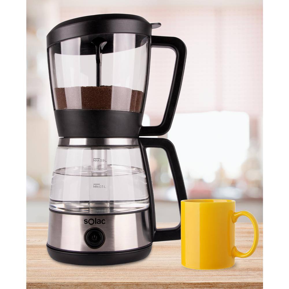 SOLAC 3-in-1 Vacuum Coffee Maker, 30 OZ