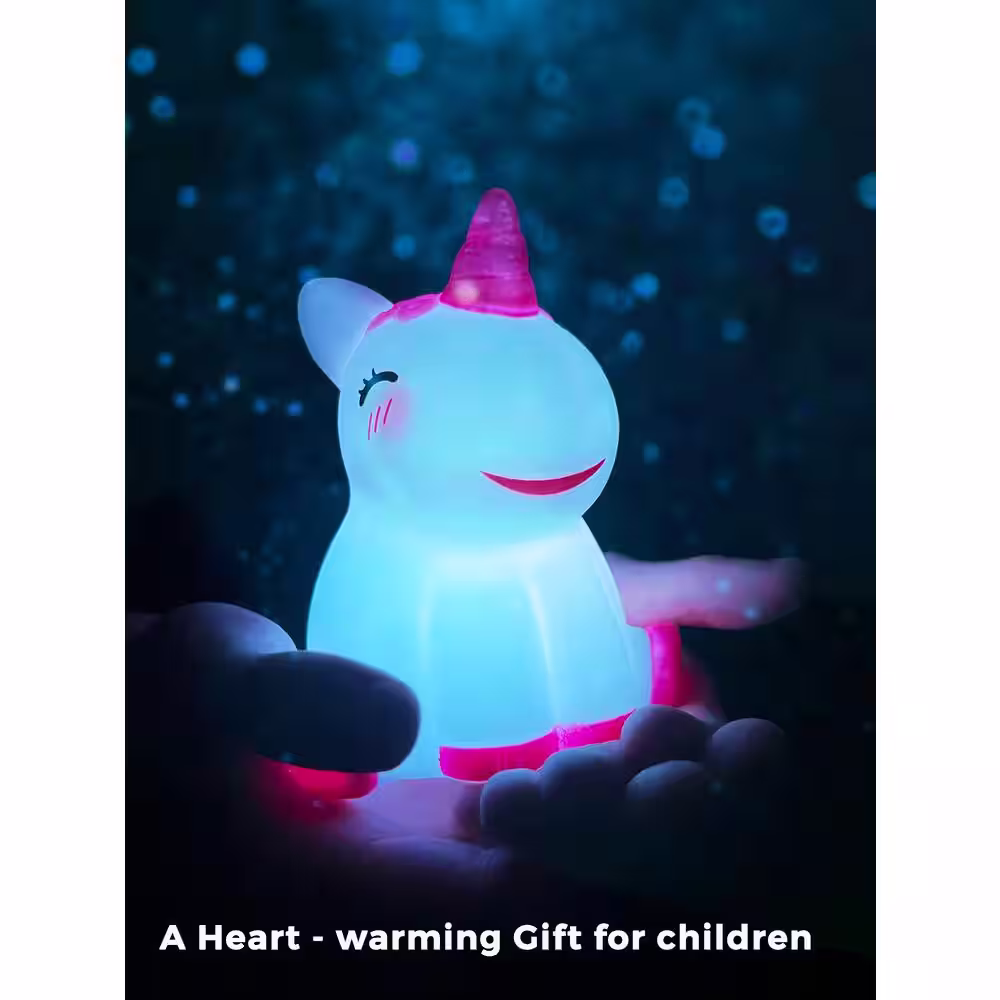 YANSUN 0.2-Watt 7 Color Changing âBattery Powered On/Off Switch Night Light