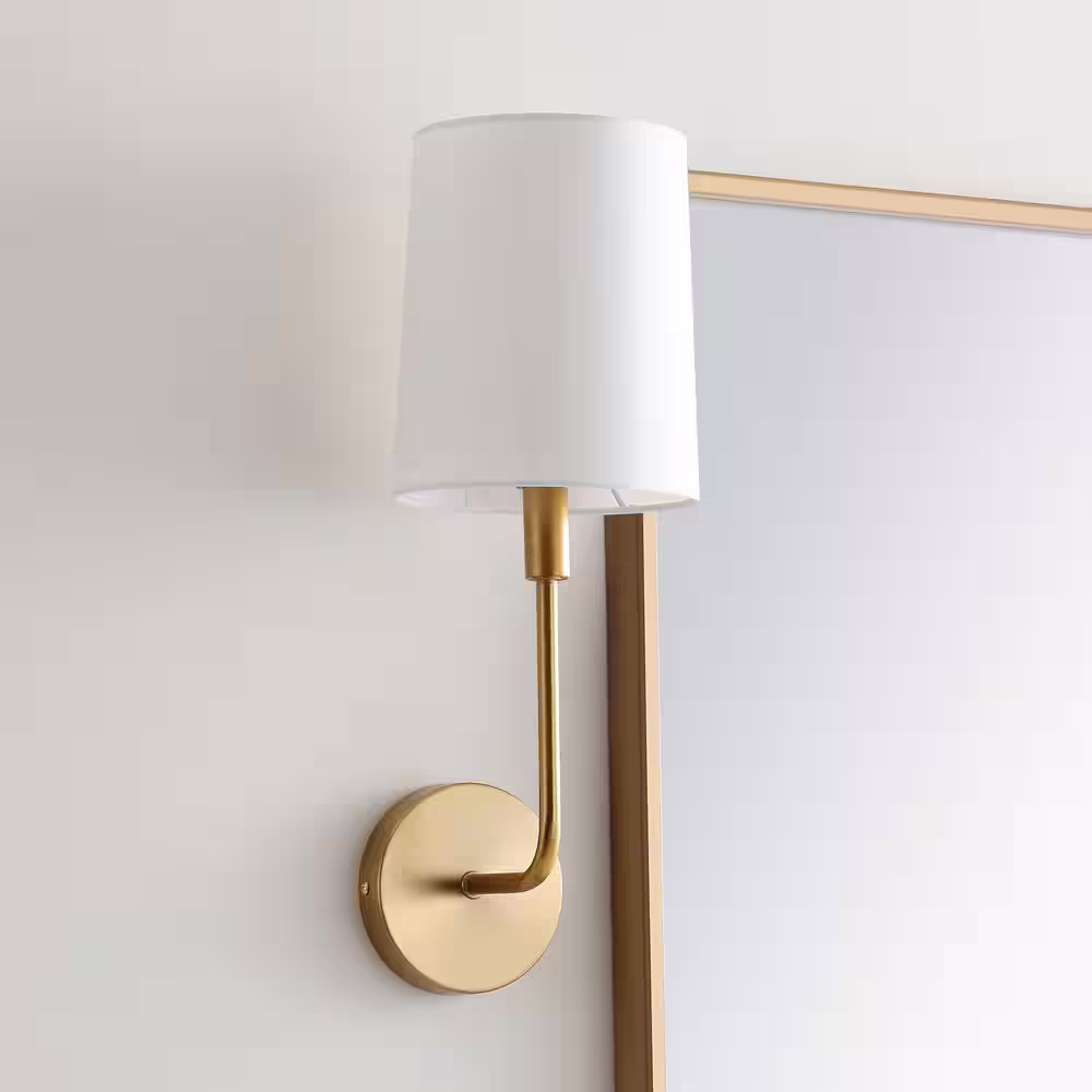 SAFAVIEH Jaxson 1-Light Brass Gold Indoor Sconce