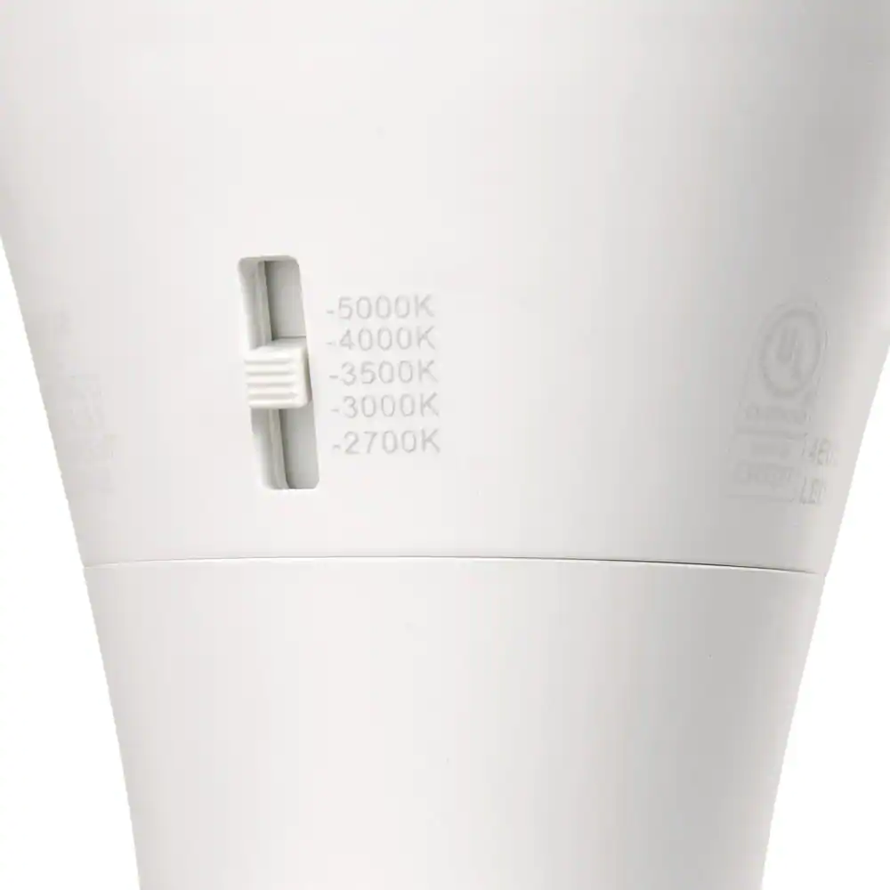 EcoSmart 60-Watt Equivalent A21 Dimmable CEC Battery Backup LED Light Bulb with Selectable Color Temperature (1-Pack)