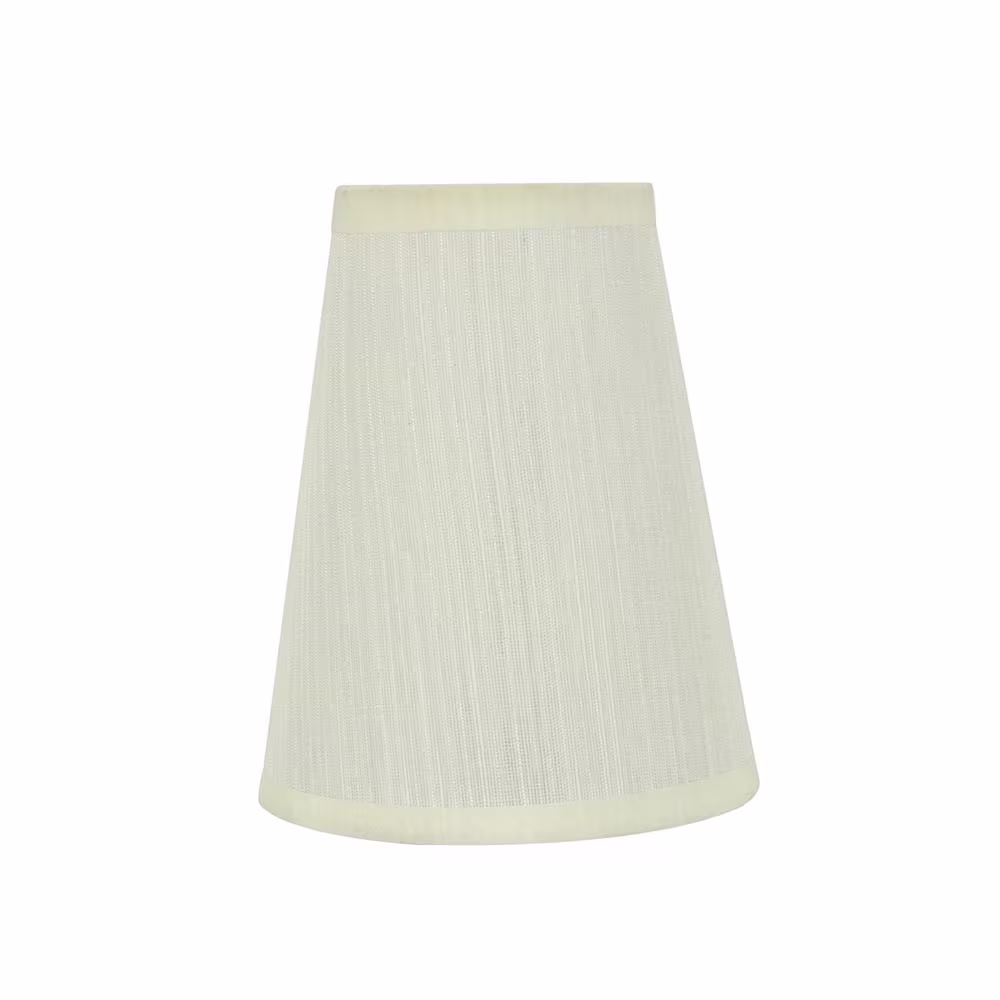 Aspen Creative Corporation 4 in. x 5 in. Off White Hardback Empire Lamp Shade (6-Pack)