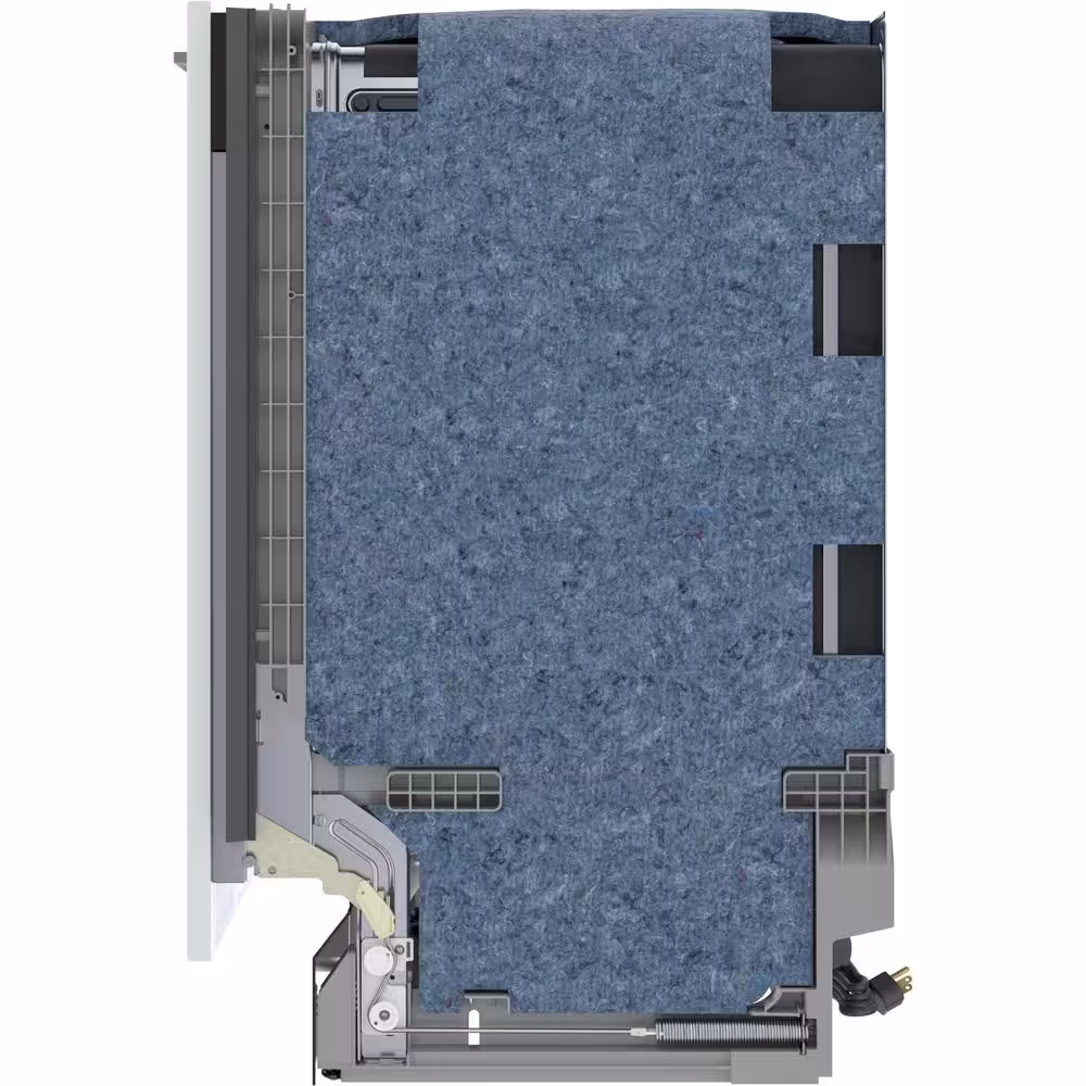 Bosch 100 Series Premium 24 in. Custom Top Control Tall Tub Dishwasher with Hybrid Stainless Steel Tub