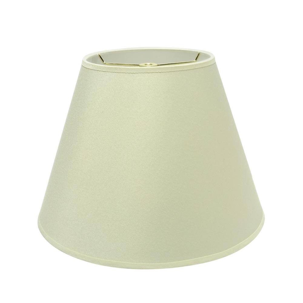 Aspen Creative Corporation 13 in. x 9.5 in. Ivory Hardback Empire Lamp Shade