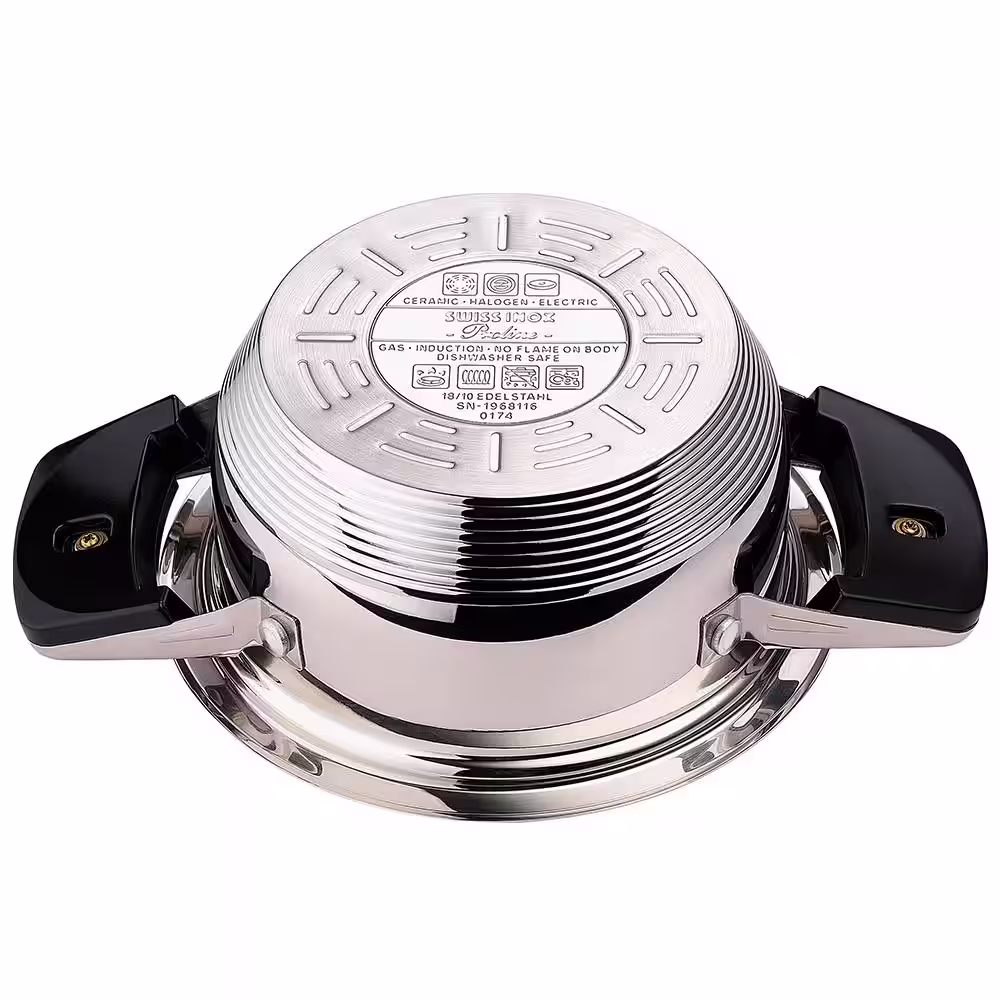 Concord 18-Piece Stainless Steel Cookware Set, Induction Compatible