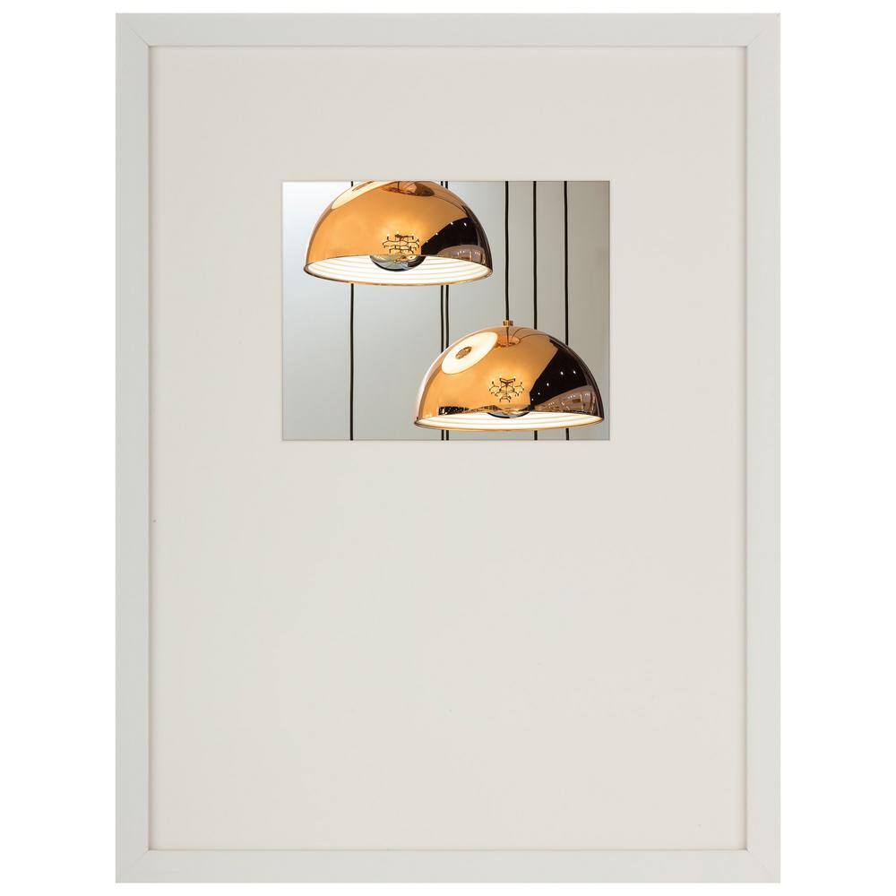None 18 in. x 24 in. White Picture Frame (Set of 3)