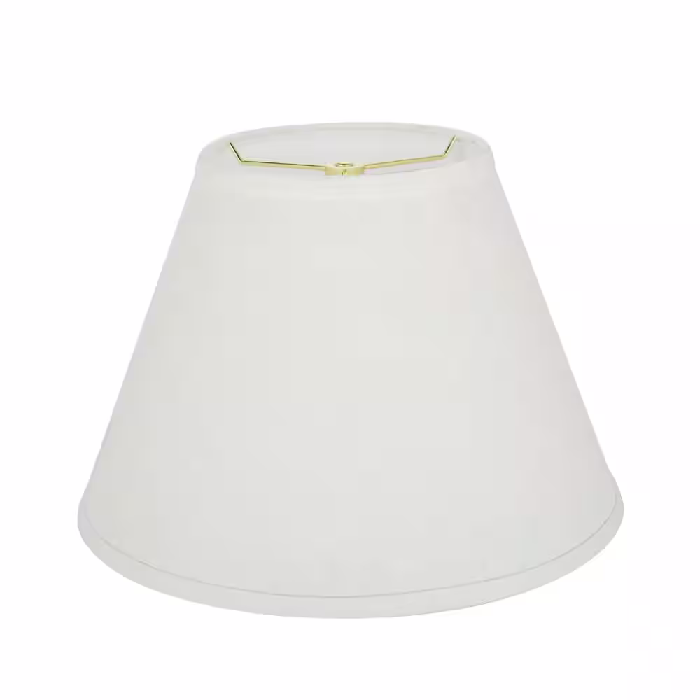 Aspen Creative Corporation 14 in. x 10 in. White Hardback Empire Lamp Shade