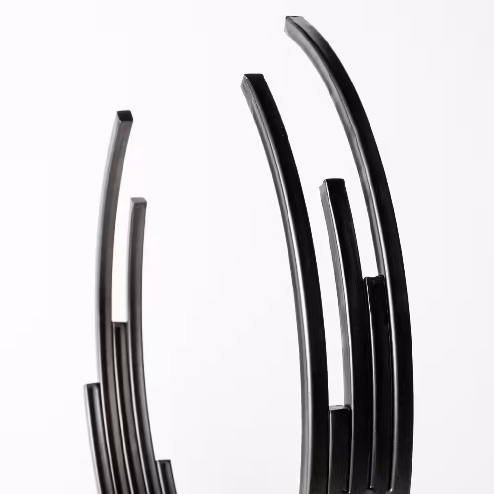 Mercana Taj (Large) 21 in. L x 3 in. W Black Broken Halo Decorative Object