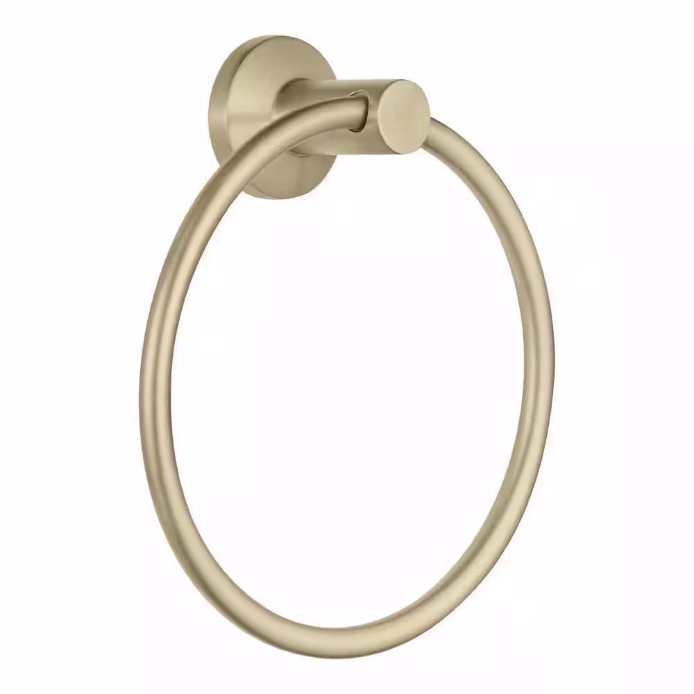 Glacier Bay Dorind Towel Ring in Matte Gold