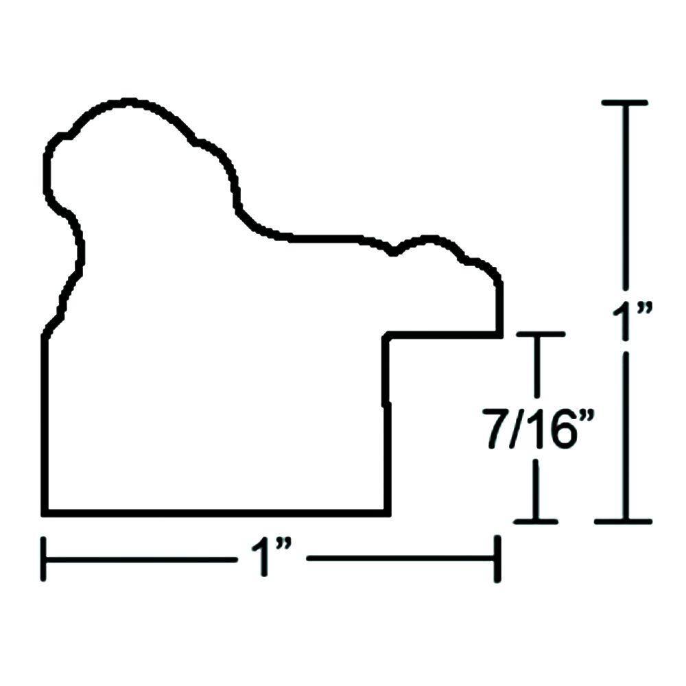 Timeless Frames Astor 1-Opening 16 in. x 20 in. Gold Picture Frame