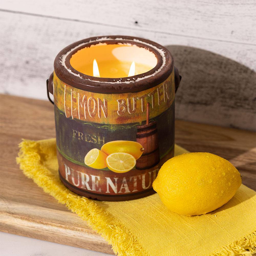None Farm Fresh Ceramic Candle Lemon Butter