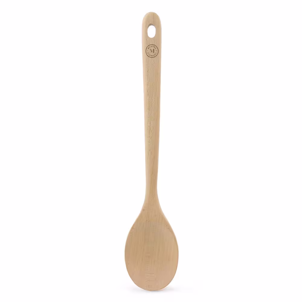 None 14 in. Beech Wood Spoon