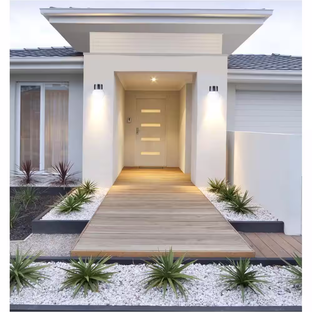 Westinghouse 1-Light Black Polycarbonate Outdoor Wall Lantern Sconce with White Glass Globe