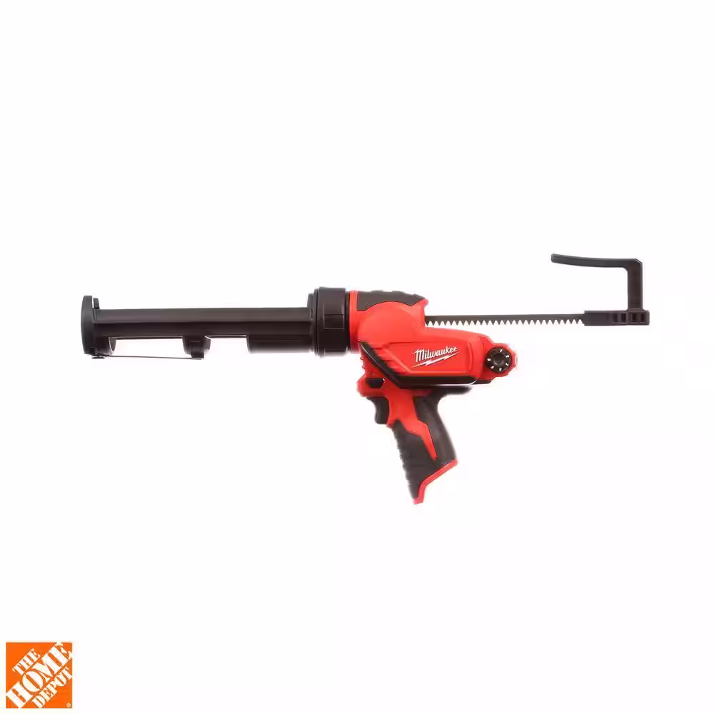 Milwaukee M12 12-Volt Lithium-Ion Cordless 10 oz. Adhesive and Caulk Gun w/M12 12V Lithium-Ion CP High Output 2.5 Ah Battery Pack