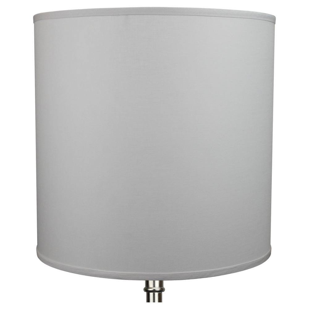 FenchelShades.com Fenchel Shades 18 in. Top Diameter x 18 in. Bottom Diameter x 18 in. Height Drum Lamp Shade - Linen Shadow