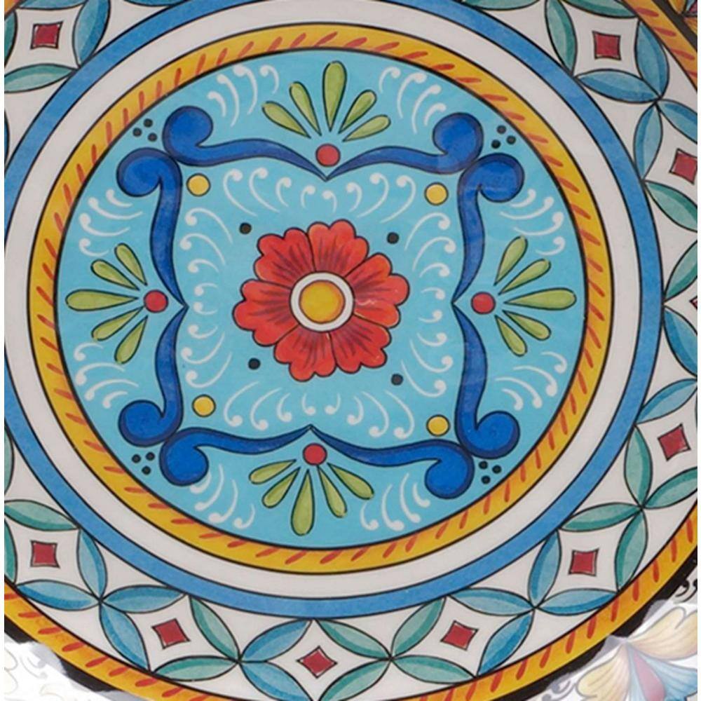 Certified International Portofino 3-Piece Seasonal Multicolored Melamine Hostess Set