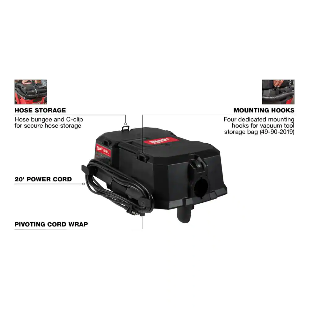 Milwaukee 6.5 Peak HP Wet/Dry Shop Vacuum Motor Head