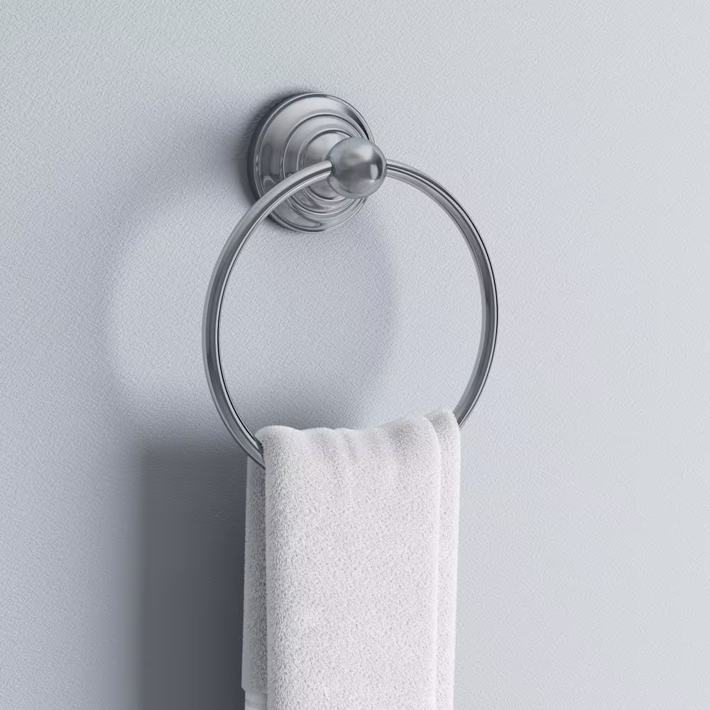 Delta Greenwich Towel Ring in Chrome