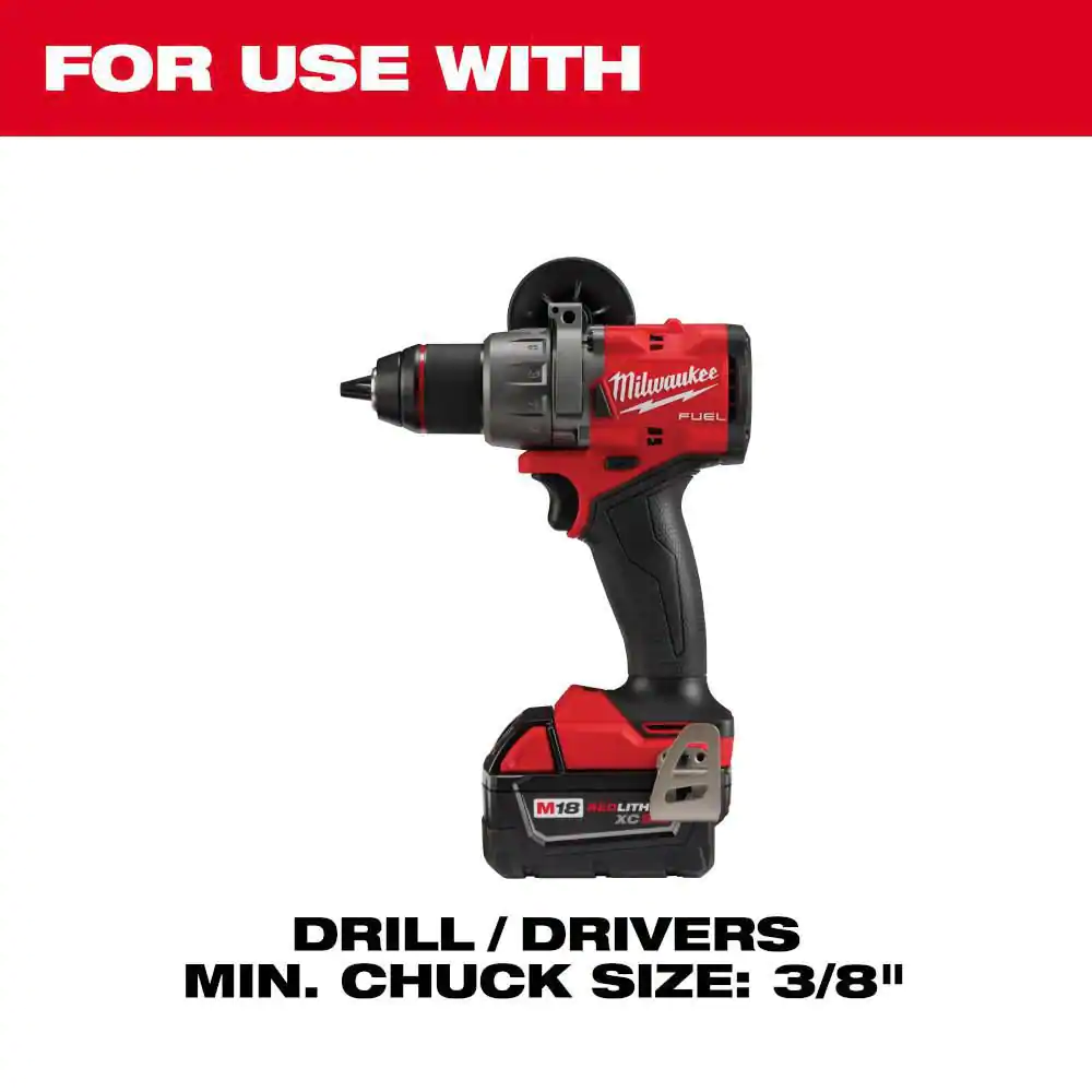 Milwaukee 12 in. x 3/8 in. Bit Extension for Selfeed Bits and Hole Saws