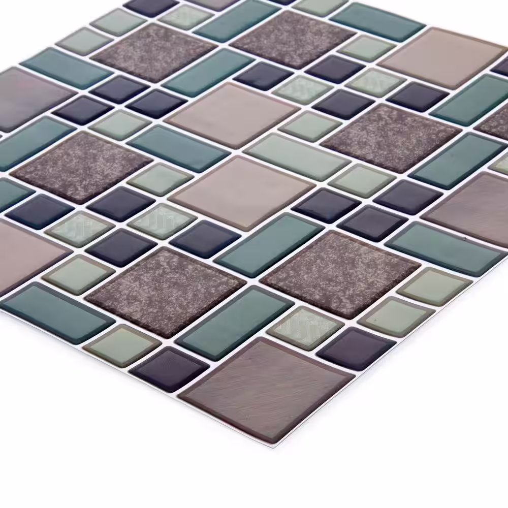 None Peel and Stick Wall Tiles for Kitchen Backsplash Bathroom and Living Room