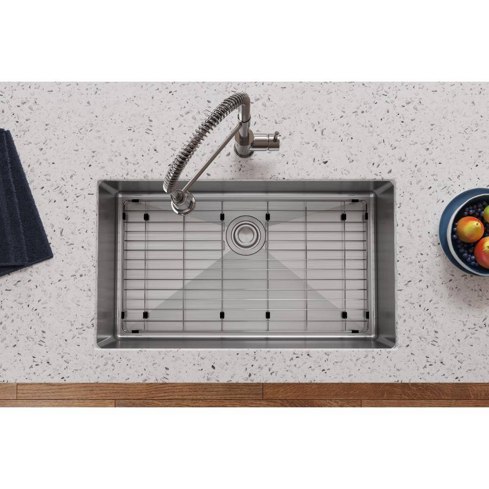 Elkay Crosstown 29.25 in. x 16.25 in. Bottom Grid for Kitchen Sink in Stainless Steel