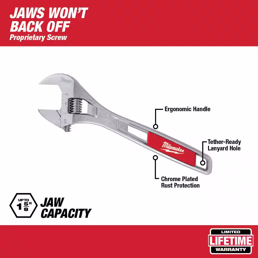Milwaukee 12 in. Adjustable Wrench, 7 in. Torpedo Level, Reaming Pen, 10 in Smooth Jaw Plier & Tape Measure (5-Piece)